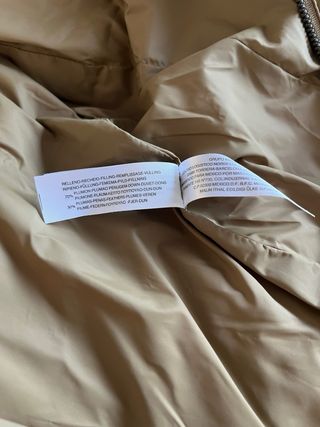 Abrigo Massimo Dutti Mujer Beige