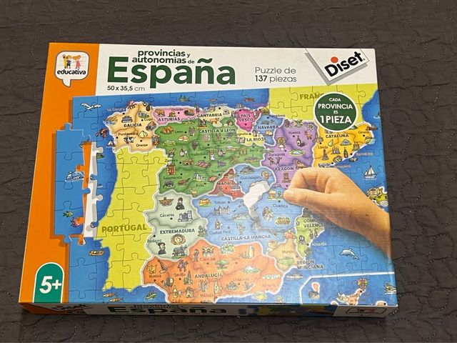 Puzzle Diset Provincias de España 137 piezas