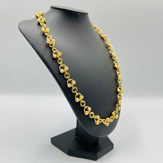 GARGANTILLA BOLAS DIAMANTADAS 18K