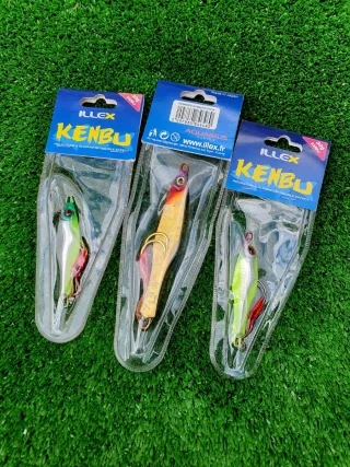 3 jigs de pesca ILLEX KENBU, Señuelos Pesca, Spinn