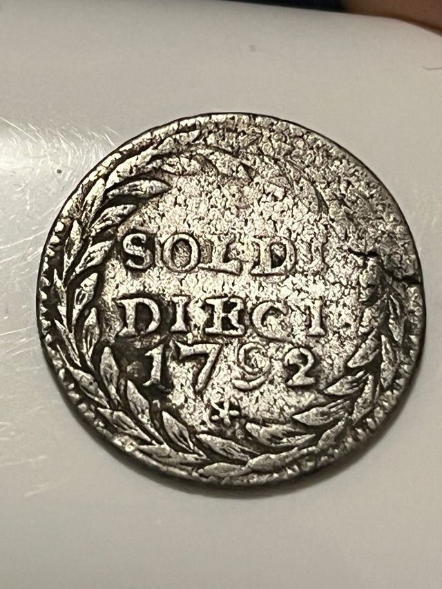 10 Soldi 1792 Dogi di Genova