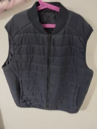 Chaleco acolchado azul  hombre