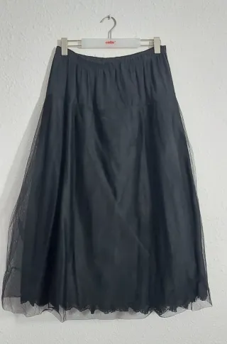 Disfraz época plateado y negro talla única