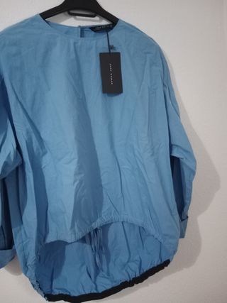 Blusa Zara Azul Talla M