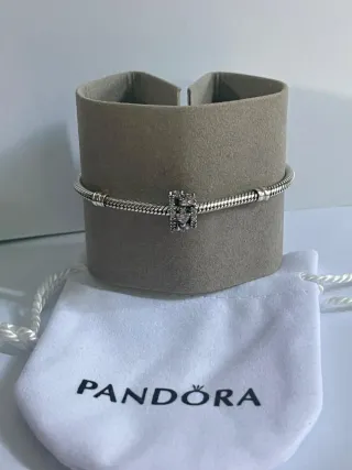 Pandora Charm Corazones Rosas Plata 925