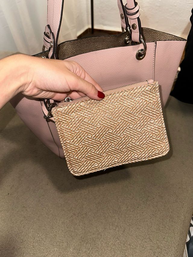 Bolso Parfois Rosa y Dorado