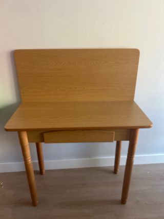 Mesa extensible madera con cajón