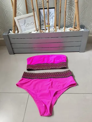 Bikini Mujer Rosa Talla L