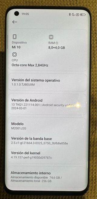 Xiaomi Mi 10 Negro