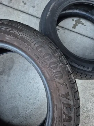 2 Neumáticos Michelin Primacy y Goodyear 195/55 R1