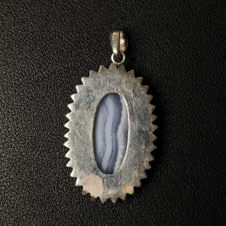 Colgante plata 925 y ágata