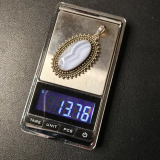 Colgante plata 925 y ágata