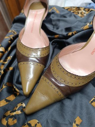Zapatos Victorio & Lucchino Mujer Marrón/Verde Oli