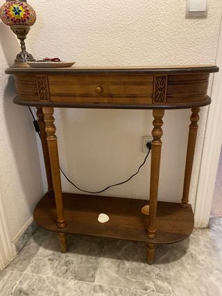 Mueble de entrada de madera