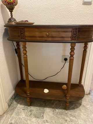 Mueble de entrada de madera