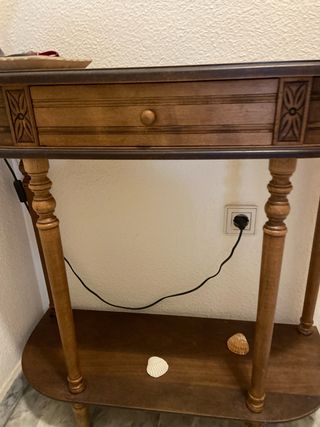Mueble de entrada de madera