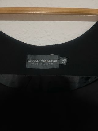 Top negro sin mangas