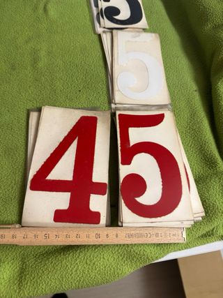 Numeri adesivi moto cross epoca vintage anni ‘70