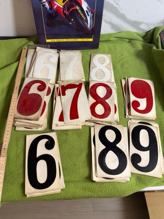 Numeri adesivi moto cross epoca vintage anni ‘70