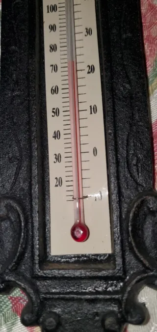 Termometro in ghisa con gufo