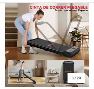 Cinta de Correr Plegable 2 En 1