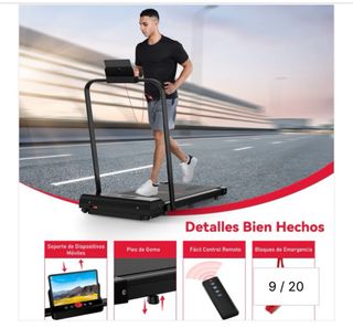 Cinta de Correr Plegable 2 En 1