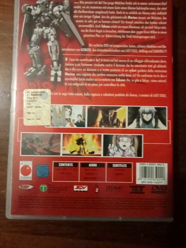 DVD Burst Angel - File 05 Panini Video