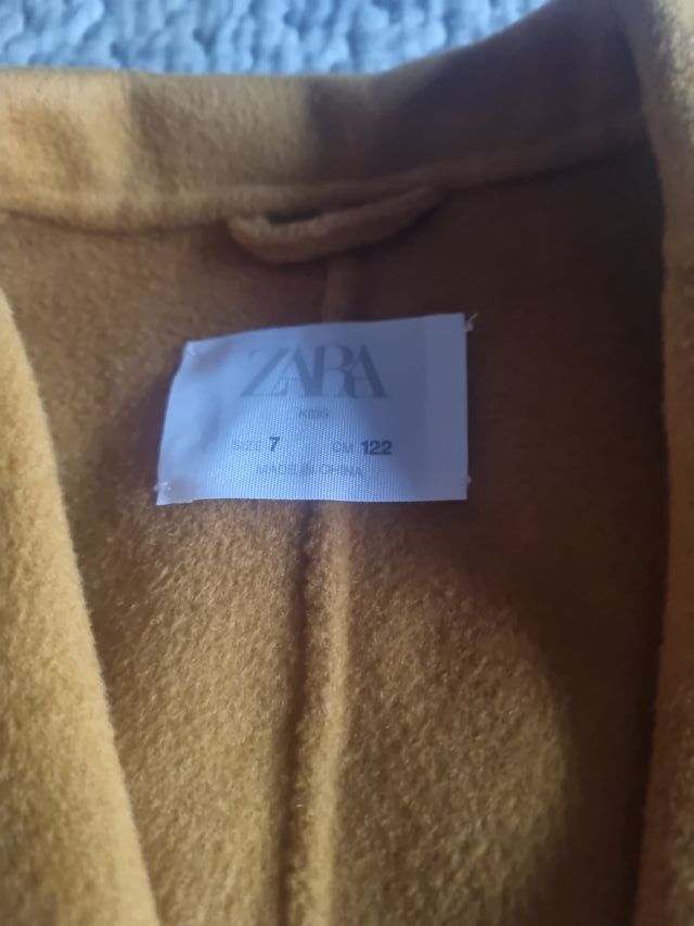 Abrigo lana niña Zara 7 años (122cm)