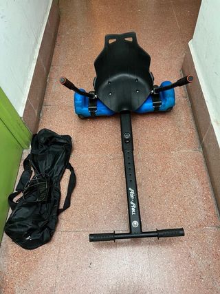 Hoverboard Azul con Asiento