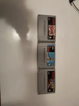 Lote 3 Juegos Super Nintendo SNES