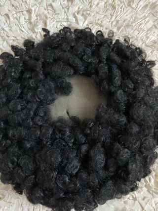 Peluca Afro Disfraz Negro