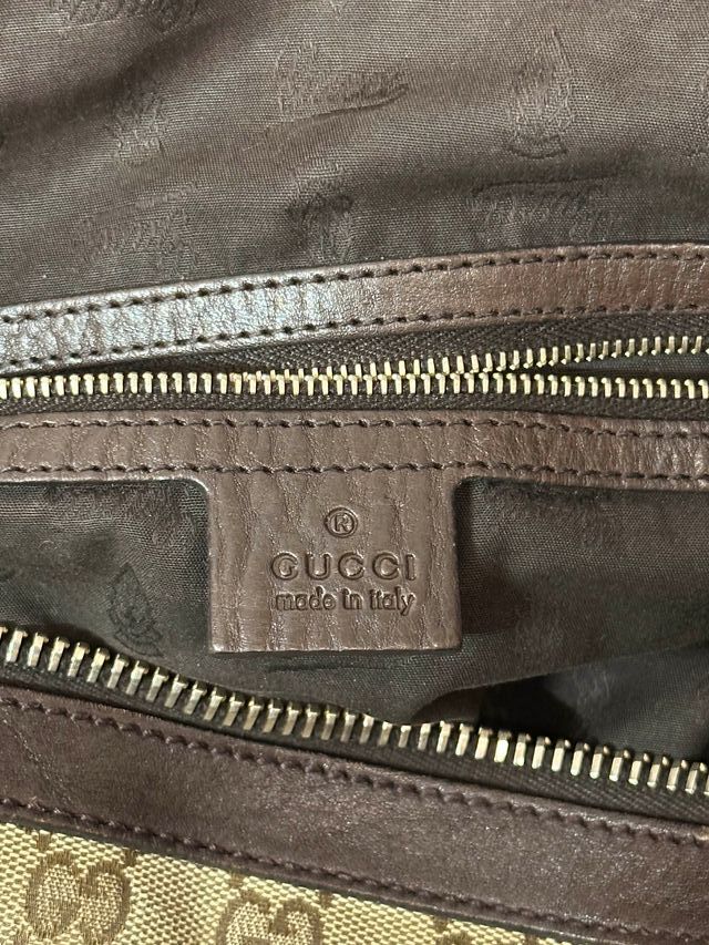 Borsa Gucci beige e marrone