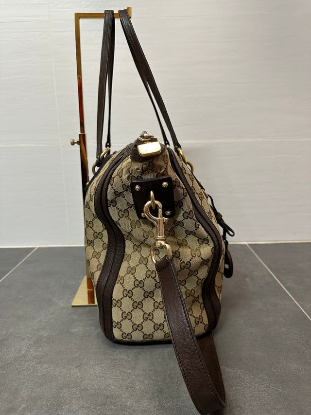 Borsa Gucci beige e marrone