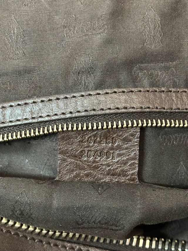 Borsa Gucci beige e marrone