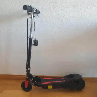 Patinete Eléctrico Infantil/Juvenil Negro y Rojo