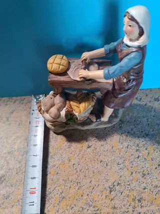 Figura Belén Mujer Panadera