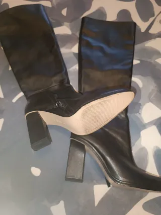 Botas altas tacón Zara Talla 39
