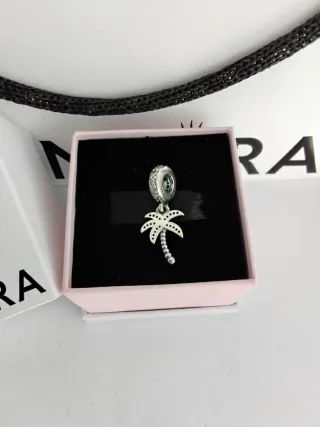 Charm Palmera Pandora Plata