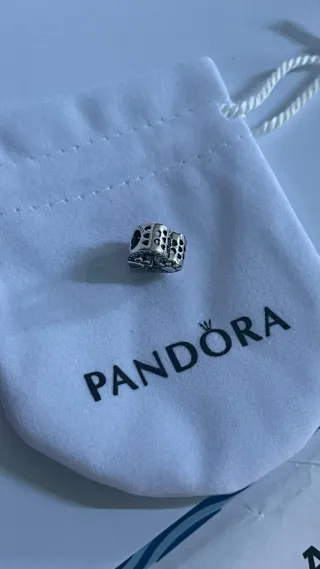Pandora Corazón Huellas Plata 925