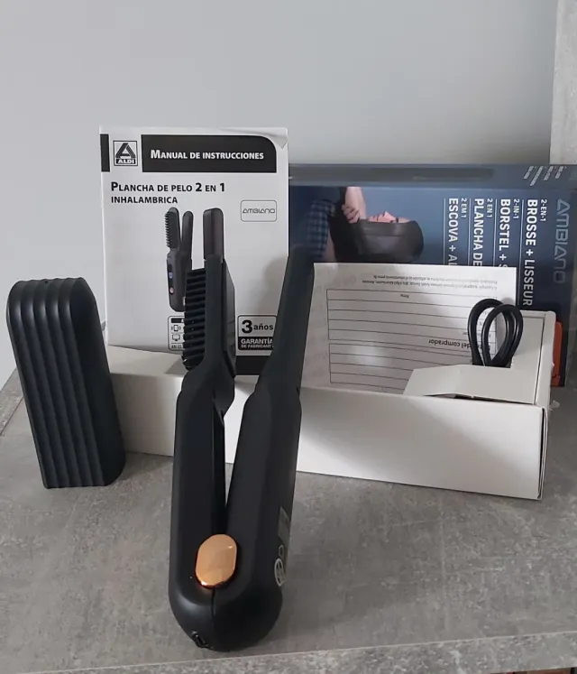 Plancha de pelo Ambiano 2 en 1