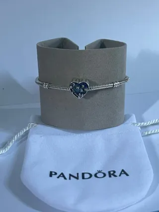 Pandora Corazón Noche Estrellada Plata 925