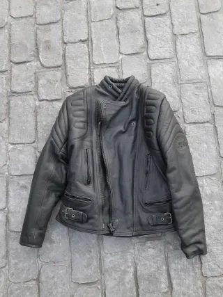 Chaqueta de piel NZI para moto T.48 años 90 nueva