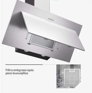CAMPANA EXTRACTORA INOX 90cm