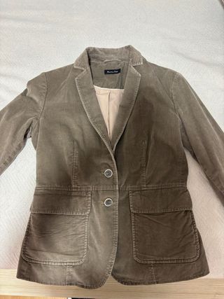 Americana Massimo Dutti Marrón