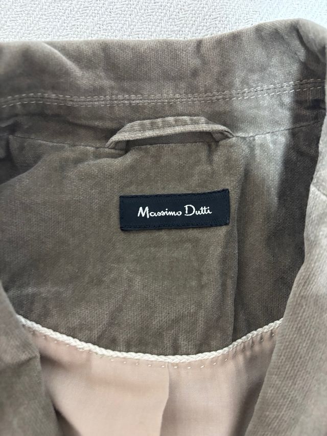 Americana Massimo Dutti Marrón