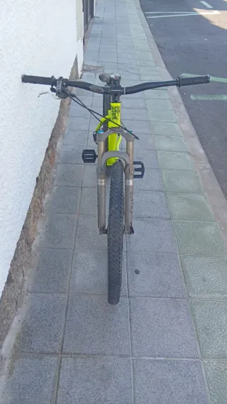 Bicicleta Montaña Fox Amarillo fosforito