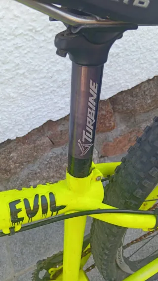 Bicicleta Montaña Fox Amarillo fosforito