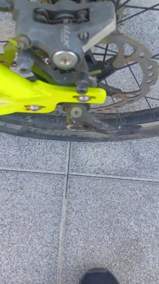 Bicicleta Montaña Fox Amarillo fosforito