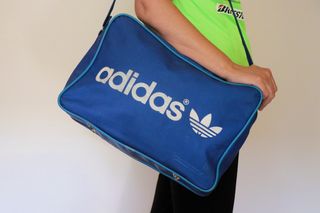 Bolsa Deporte Vintage Adidas Azul