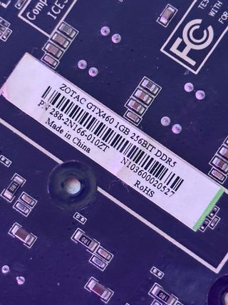 Tarjeta Gráfica Nvidia GTX 460